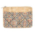 Red & Navy Cork Skinny Coin Purse